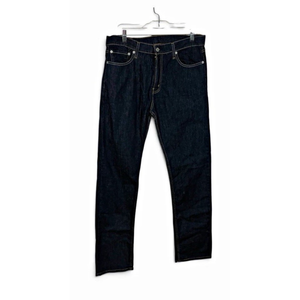 Levi's 513 Men's Jeans 33x32 Slim Straight Dark Wash Stretch Denim 08513-0183